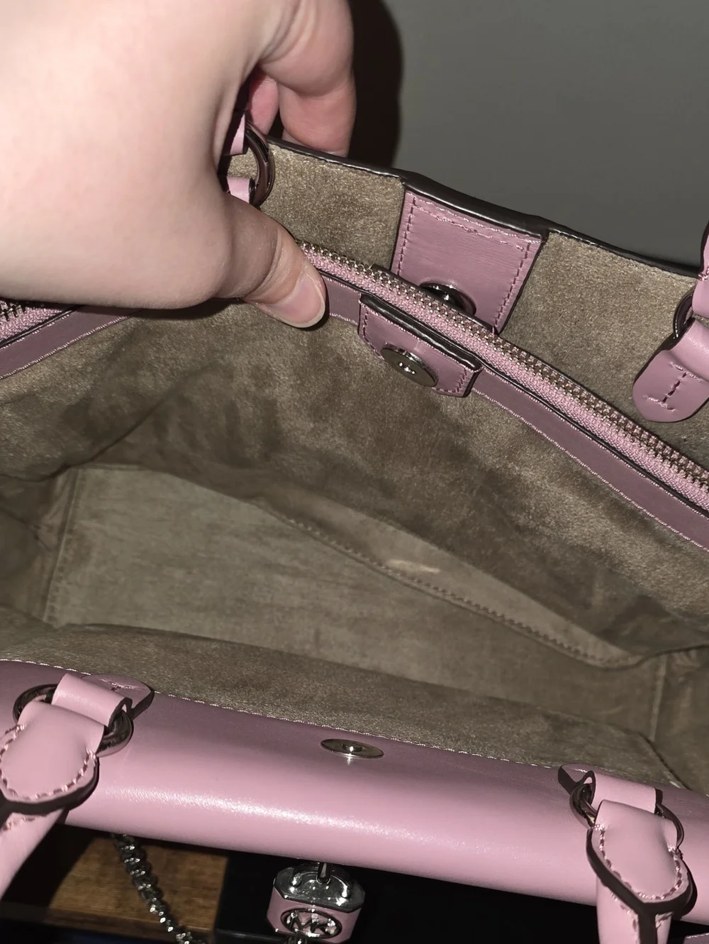 Hanilton Legacy Larger Belted Satchel-Royal Pink